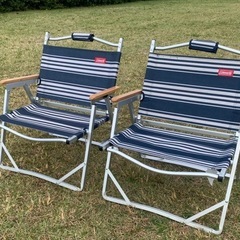 希少 Coleman ファイヤープレイス フォールディングチェア　折り畳み椅子の画像