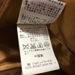 レディースダウンコート　サイズ40の画像