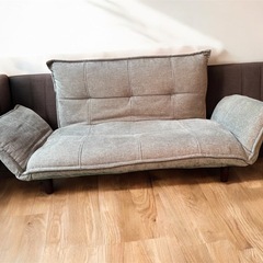 程度良い　2人掛けソファー　リクライニングしますの画像