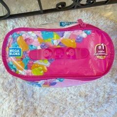 【美品】MEGA BLOKS ブロック ピンク たっぷり80個　女の子おもちゃの画像