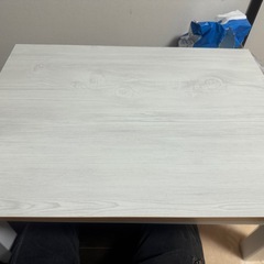 こたつ付きテーブル　（2人用程度）面板リバーシブルの画像