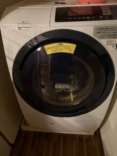 (受け取り者決定)家族でも使えるドラム洗濯機!!