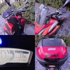 【普通免許仕様もOK】トリシティ125 SE82J 走行少なめ1.5万km台 BOX LED ナックルバイザー★TRIX★の画像