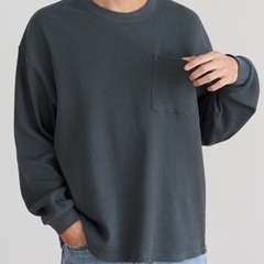 新品　ワッフルポケットロンT Lサイズ　メンズ coca コカの画像