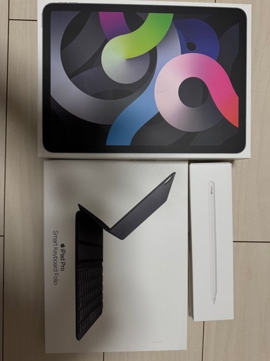 iPad Air第4世代 64GB、Keyboard Folio、Pencil iPad Air 第4世代 64GB
