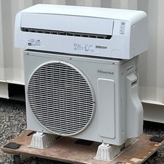 取付け可 ! !◇ハイセンス エアコン 6畳用 2022年 内部クリーン 解凍洗浄HA-S22EE1 高圧洗浄済み！保証付き ! !の画像