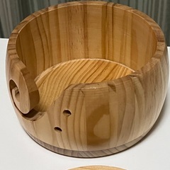［取引する方決定しています！］木製ヤーンボウルの画像