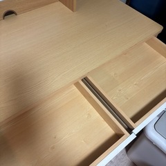 学習机・勉強机　ナチュラルウッド素材の画像