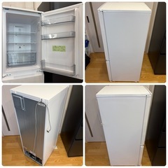SHARP 2ドア冷凍冷蔵庫　ホワイト　の画像
