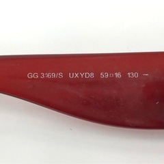 GUCCI グッチ サングラス GG3169/S レディース 赤の画像