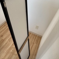 全身鏡　鏡　茶色ブラウンの画像