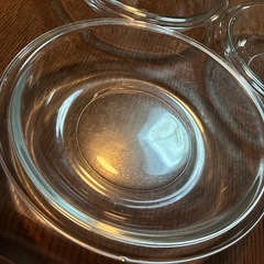 ガラス皿　x 3枚の画像