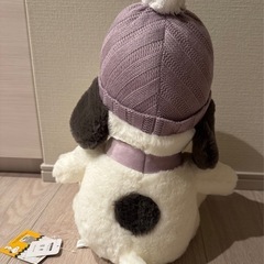 【新品タグ付き】BIG スヌーピーぬいぐるみ ニット帽の画像