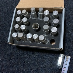 Durax レーシングナット 20個入り シルバーの画像