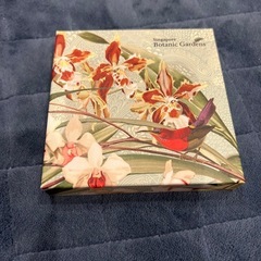 シンガポール製 ボタニカルガーデン コースター4枚セットの画像