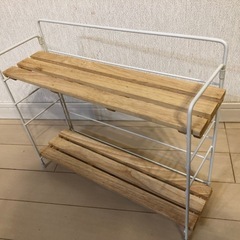 2段ラック　美品　オシャレの画像