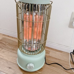 決まりました！美品！レトロカーボンヒーター　持ち手付き　遠赤外線　自動オフ機能の画像