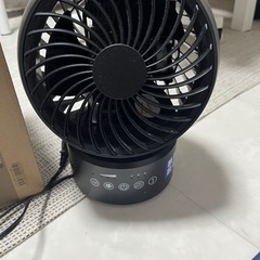 扇風機　YAMAZEN サーキュレーター PTZ-RFKW151（ブラック）の画像