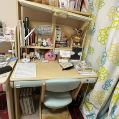 学習机 KOIZUMI 水色の画像