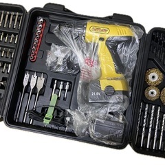 電動ドライバーセット　充電式　92点セット　21.6V VS-TL1000（新古品）の画像