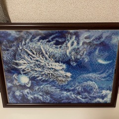 ビーズアート　インテリア　額縁付きの画像