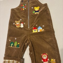 ミキハウス　オーバーオール　90の画像