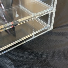 無印良品　アクリルケース　ベロアケースの画像