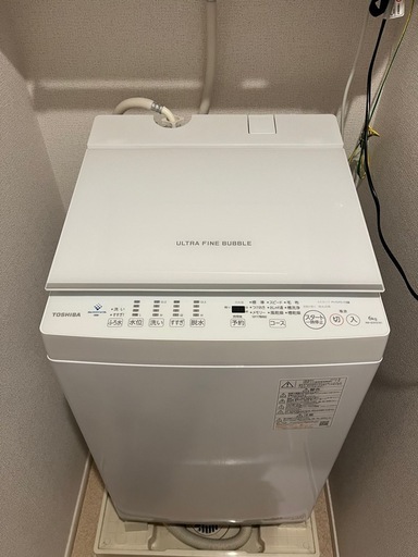 【受付停止】【23年製】東芝洗濯機6kg_12/27-12/28引渡し