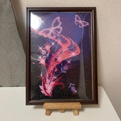 ビーズアート　インテリア　額縁付きの画像