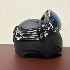 ウィンタースポーツ　ヘルメットゴーグルセットの画像