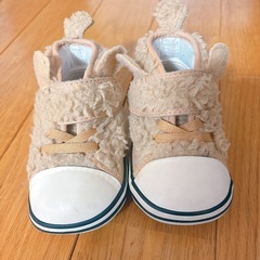 人気 コンバース ベア もふもふ 靴 くま ベビーシューズ 13cm ベビーの画像