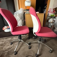 オフィスチェア！2個セット！！汚れあります！の画像