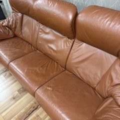 定価50万以上！シモンズ　ソファ　リクライニング　3人掛け　フィヨルドの画像