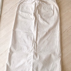 オフホワイト　台形スカート　レディースの画像