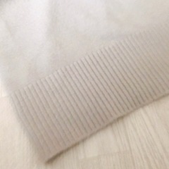 タートルネックワンピース　ベージュ　レディースの画像