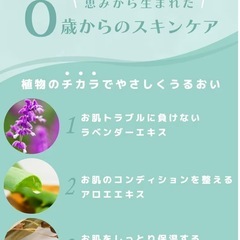 赤ちゃん用スキンケア　ローション&ミルクローションの画像