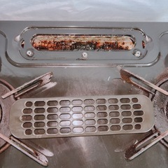 強火力8.0kW★リンナイ RTE564BKR グリル固めジャンク気味の画像