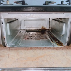 強火力8.0kW★リンナイ RTE564BKR グリル固めジャンク気味の画像