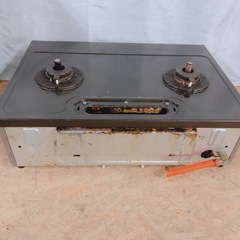 強火力8.0kW★リンナイ RTE564BKR グリル固めジャンク気味の画像