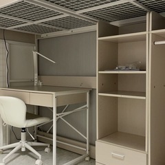 ☆美品試用期間8ヶ月☆ニトリ ロフトベッド の画像