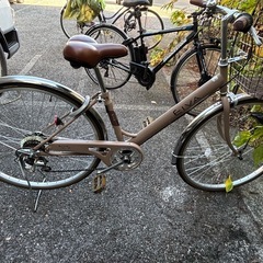 自転車 27インチ 変速付きの画像