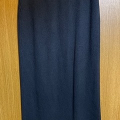 COCA　コカ 黒 リブタイトスカート ②の画像