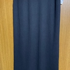 COCA　コカ 黒 リブタイトスカート ②の画像