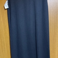 COCA　コカ 黒 リブタイトスカート ②の画像