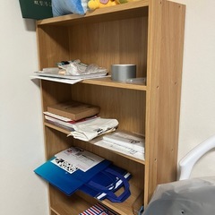 本棚カラーボックス 6段 幅59.5 奥行17 高さ134 cmの画像