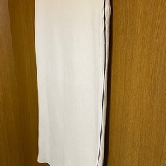 COCA　コカ 白 リブ タイトニット スカートの画像