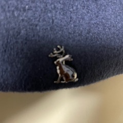 【ベルト難】arth カシミア キャップ ネイビーの画像