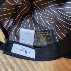 【ベルト難】arth カシミア キャップ ネイビーの画像