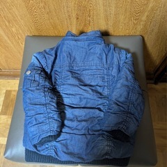 JOＹNANAダークブルージャケット80㌢フード付き女児の画像