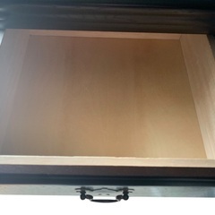 7段チェストアンティーク調取っ手 木目ブラウン ハイチェスト整理タンスの画像